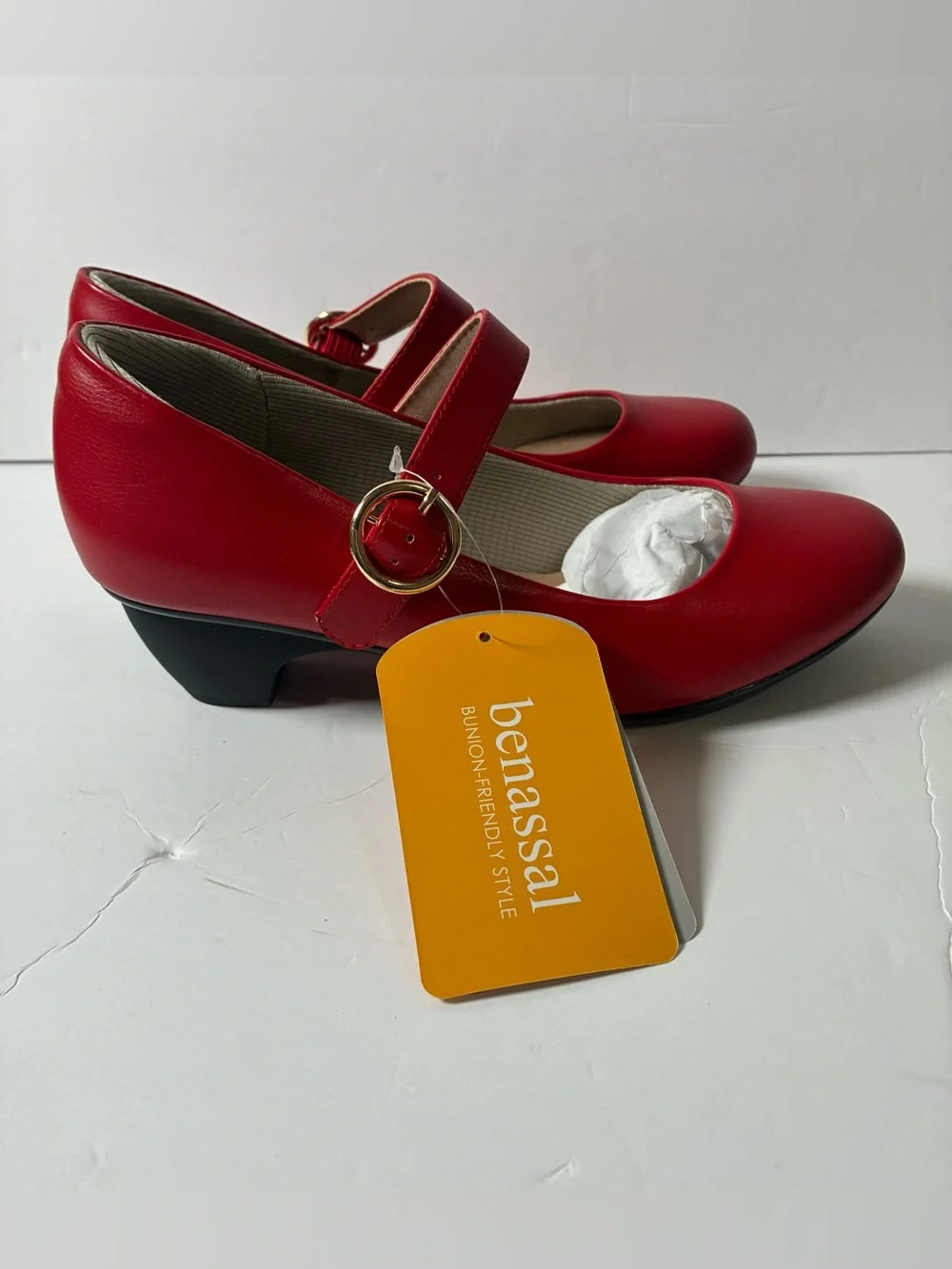 Girls' Red Mary Jane Shoes - Cushioned Comfort
